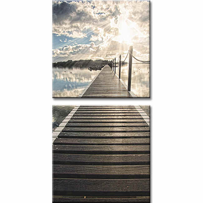 Painting by Numbers Fox with Santa Hat