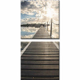 Painting by Numbers Fox with Santa Hat