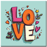 Painting by Numbers Modern Art Love