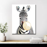 Paint by Numbers Bubble Gum Zebra