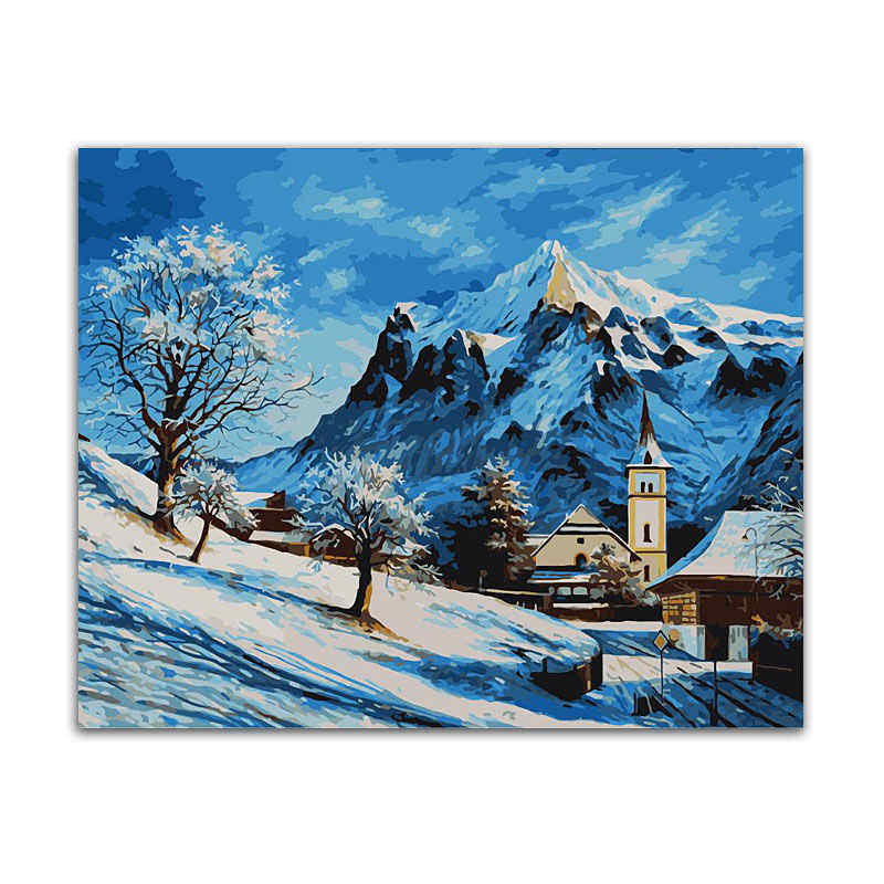 Painting by Numbers Winter Holidays
