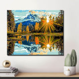 Painting by Numbers Sun Reflection