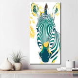 Painting by Numbers Zebra Green
