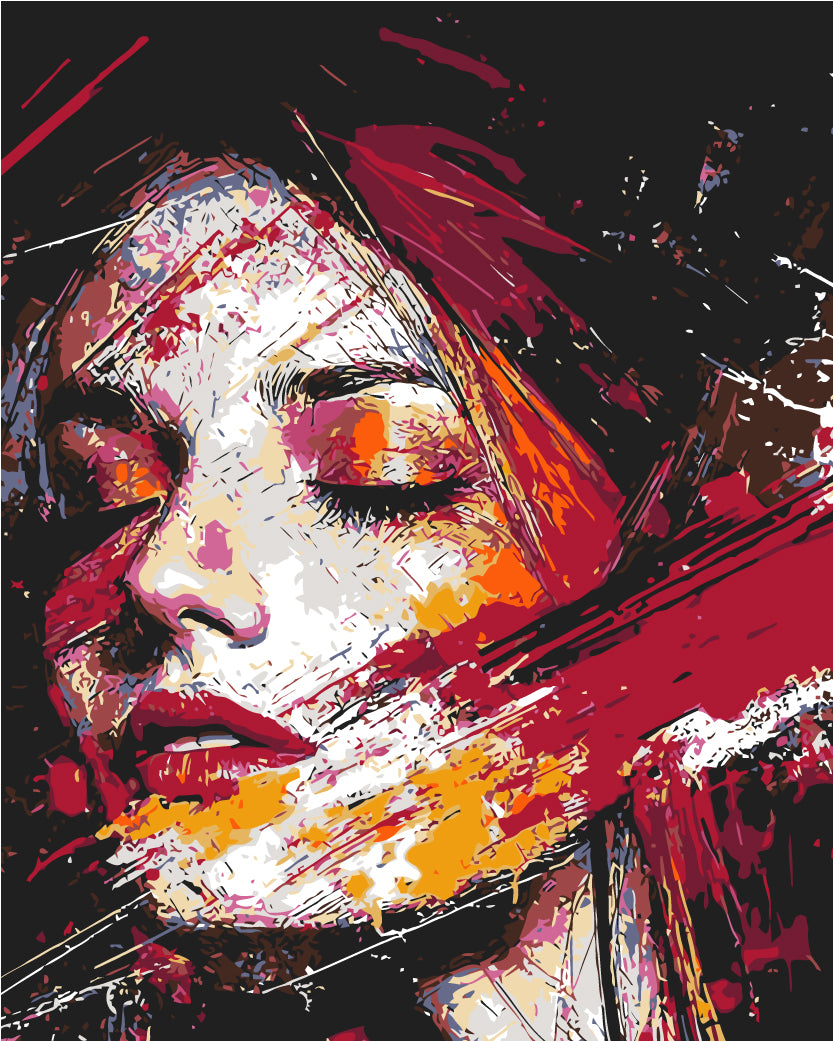 Painting by Numbers Portrait Art