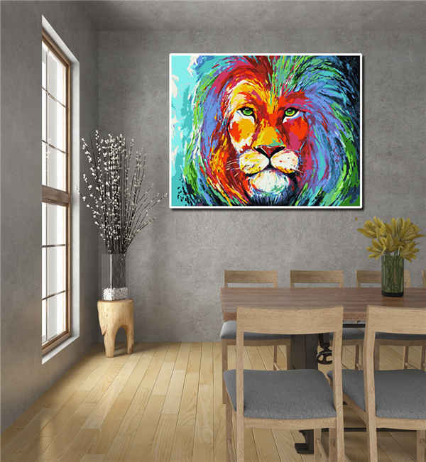 Painting by Numbers Lion's Mane