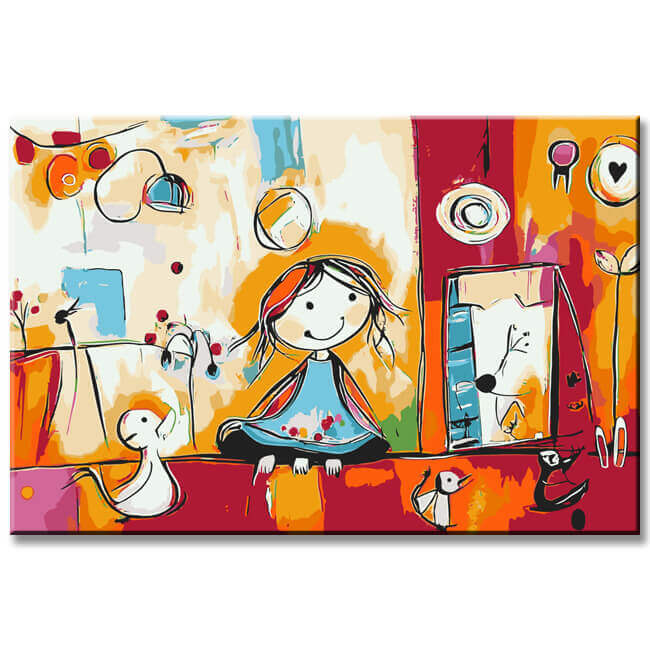 Painting by Numbers Children's Picture