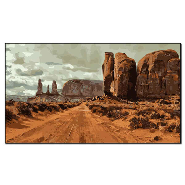 Paint by Numbers America Wild West Landscape