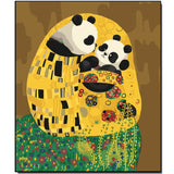 Paint by Numbers Panda Sleeping Bag