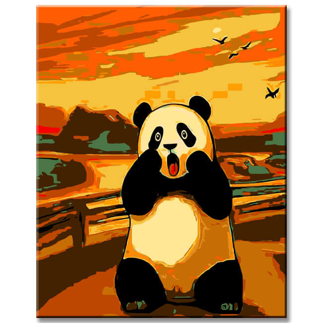 Painting by Numbers Panda The Cry