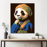 Painting by Numbers Panda Girl with Pearl