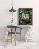 Painting by Numbers Panda Family Leisure