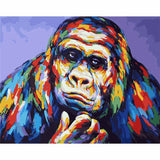 Paint by Numbers Monkey Gorilla Modern Animal Art