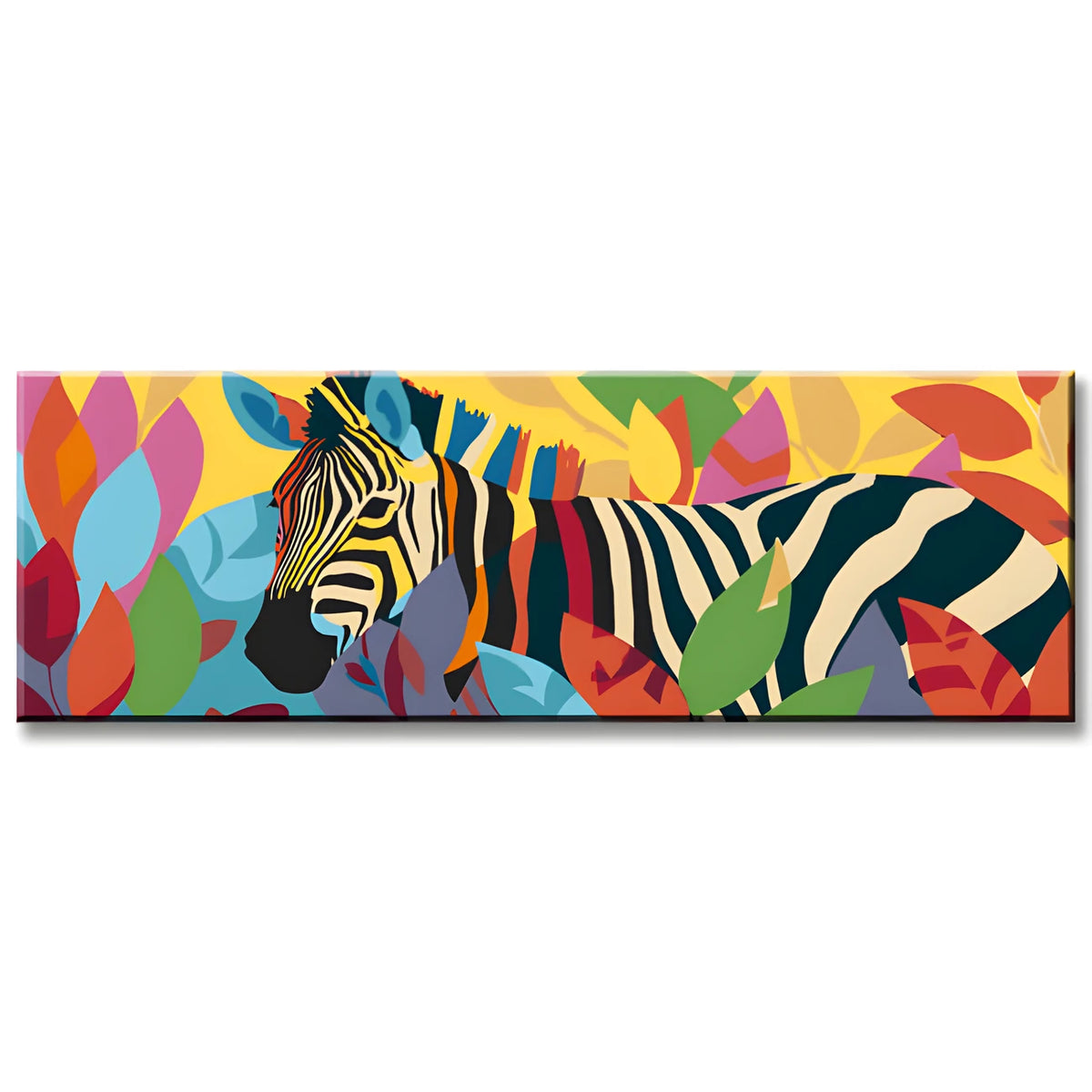 Painting by Numbers Panorama Zebra in The Flower Field I