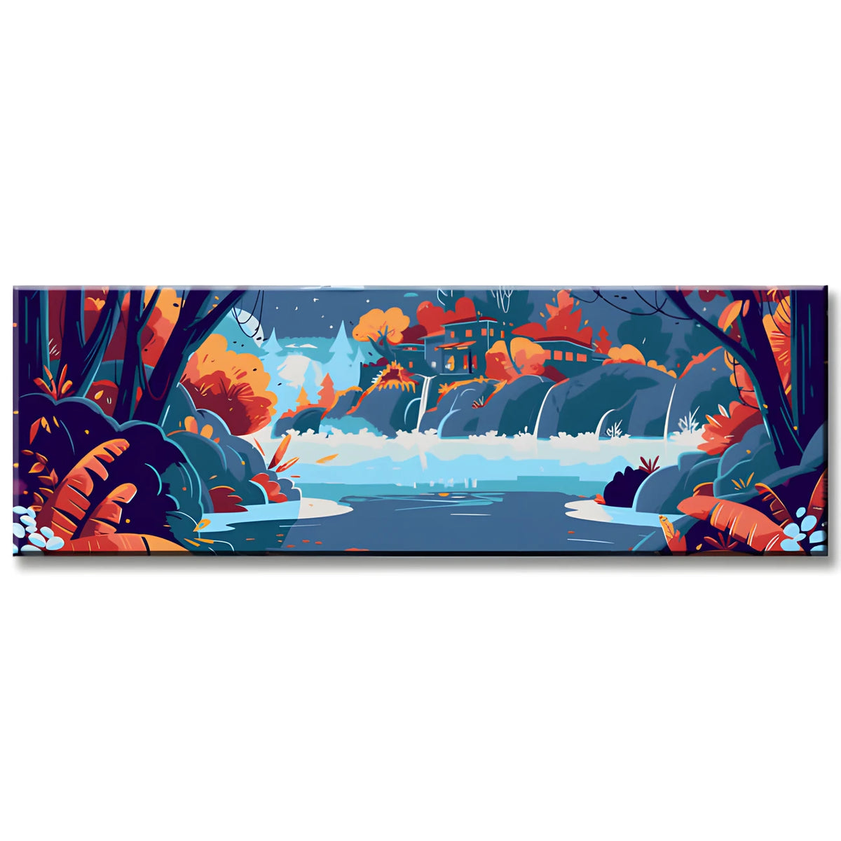 Painting by Numbers Panoramic House by The River