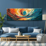 Painting by Numbers Panorama Color Swirl II