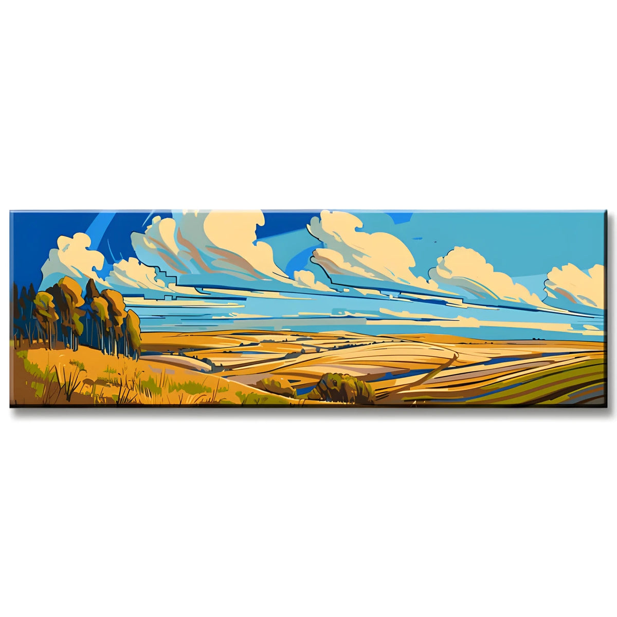 Painting by Numbers Panoramic Wheat Fields