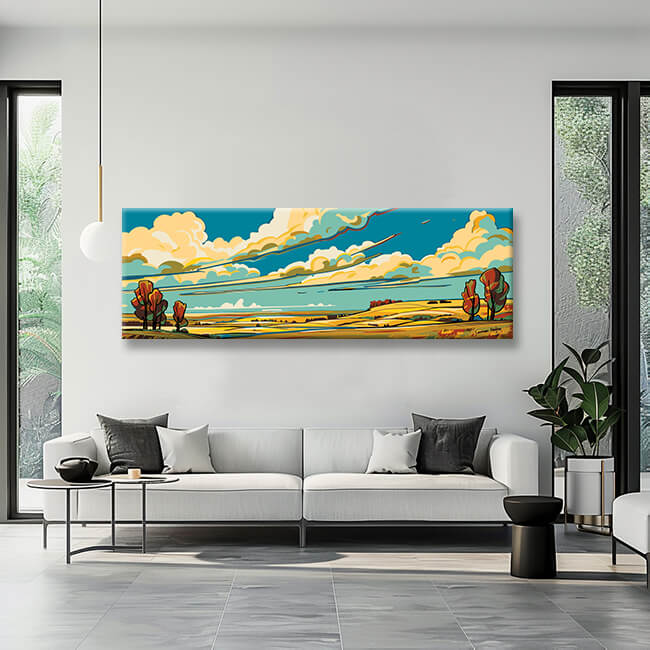 Painting by Numbers Panoramic Nature Landscape