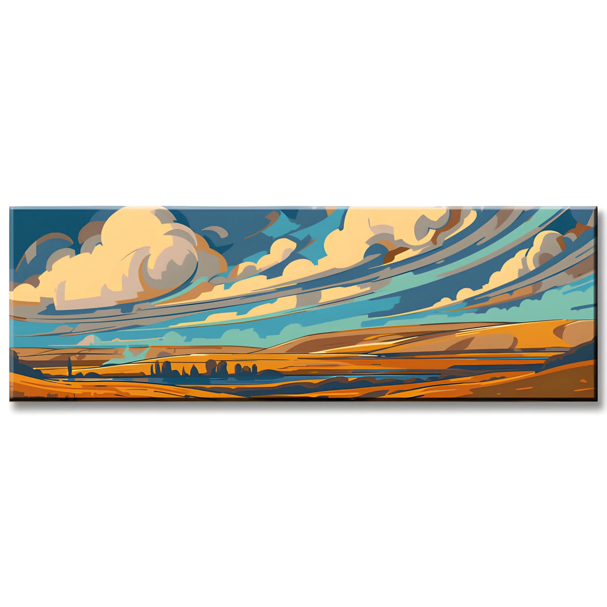 Painting by Numbers Panorama Farmland