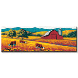 Painting by Numbers Panoramic Farm Landscape