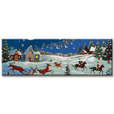 Painting by Numbers Panorama Happy Winter Village