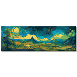 Painting by Numbers Panoramic Mountain Landscape with Moon