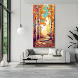 Painting by Numbers Panorama Birch forest in Summer I