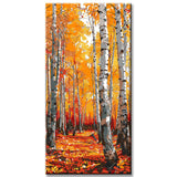 Painting by Numbers Panorama Birch forest in Summer II