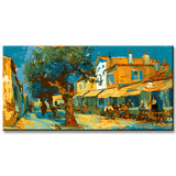 Painting by Numbers Panorama Small Market Square Provence