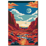 Painting by Numbers Panorama Grand Canyon USA