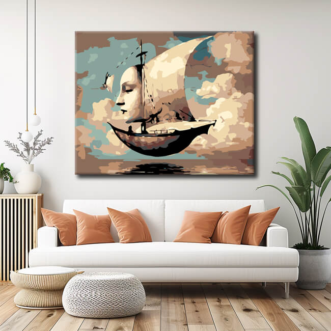 Painting by numbers On the way home