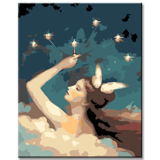 Painting by Numbers Seven Cups I