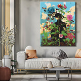 Paint by numbers wildflowers