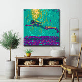 Painting by Numbers The Diver