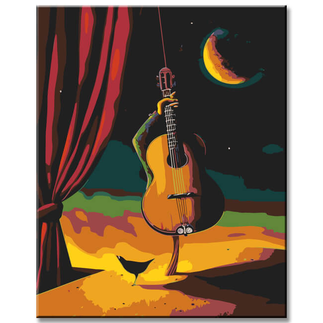 Painting by Numbers Violao Guitar