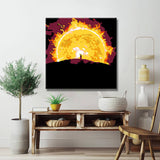 Painting by numbers Against the sun