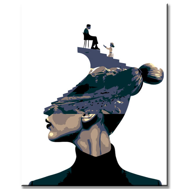 Painting by numbers women's world