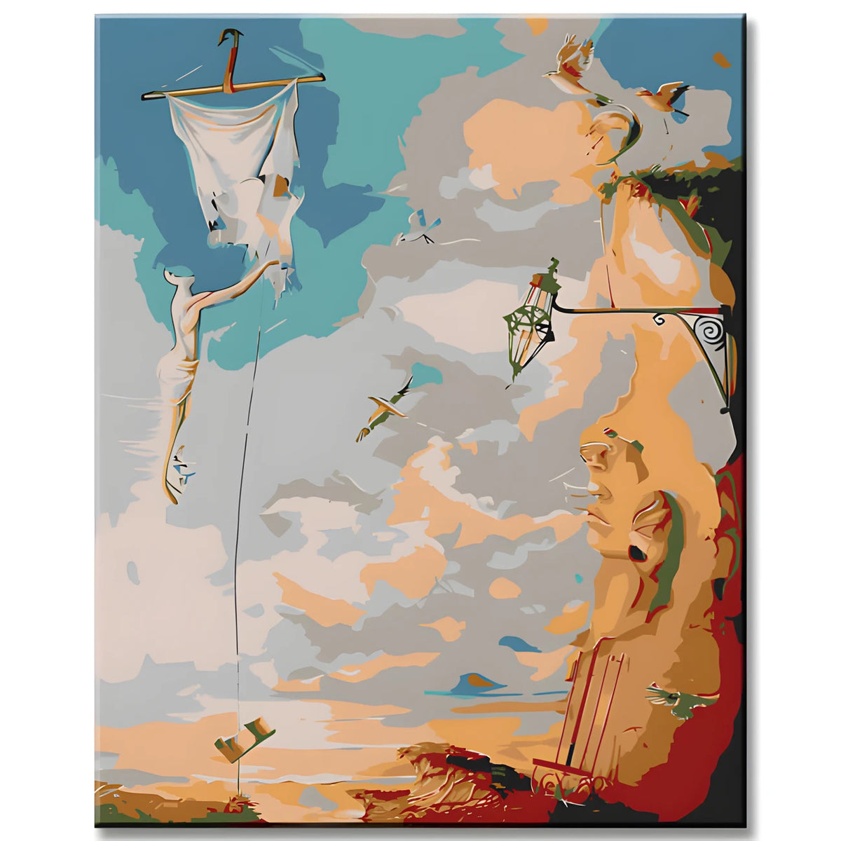 Painting by Numbers Abstract No Return