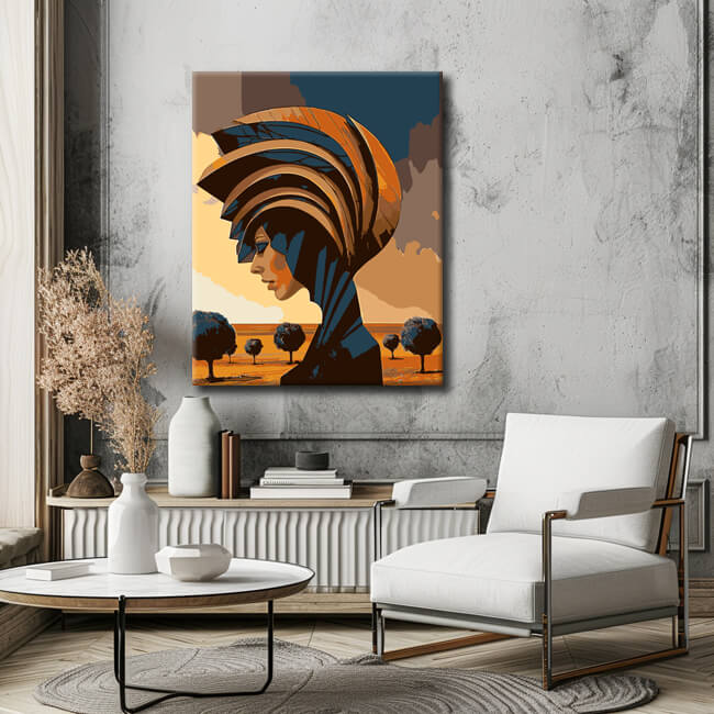 Painting by Numbers Abstract Indomitable II