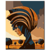 Painting by Numbers Abstract Indomitable II