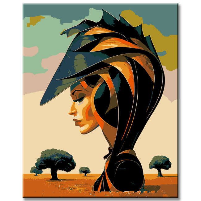 Painting by Numbers Abstract Indomitable III