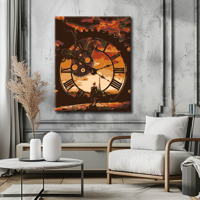 Painting by Numbers Abstract Art Time II