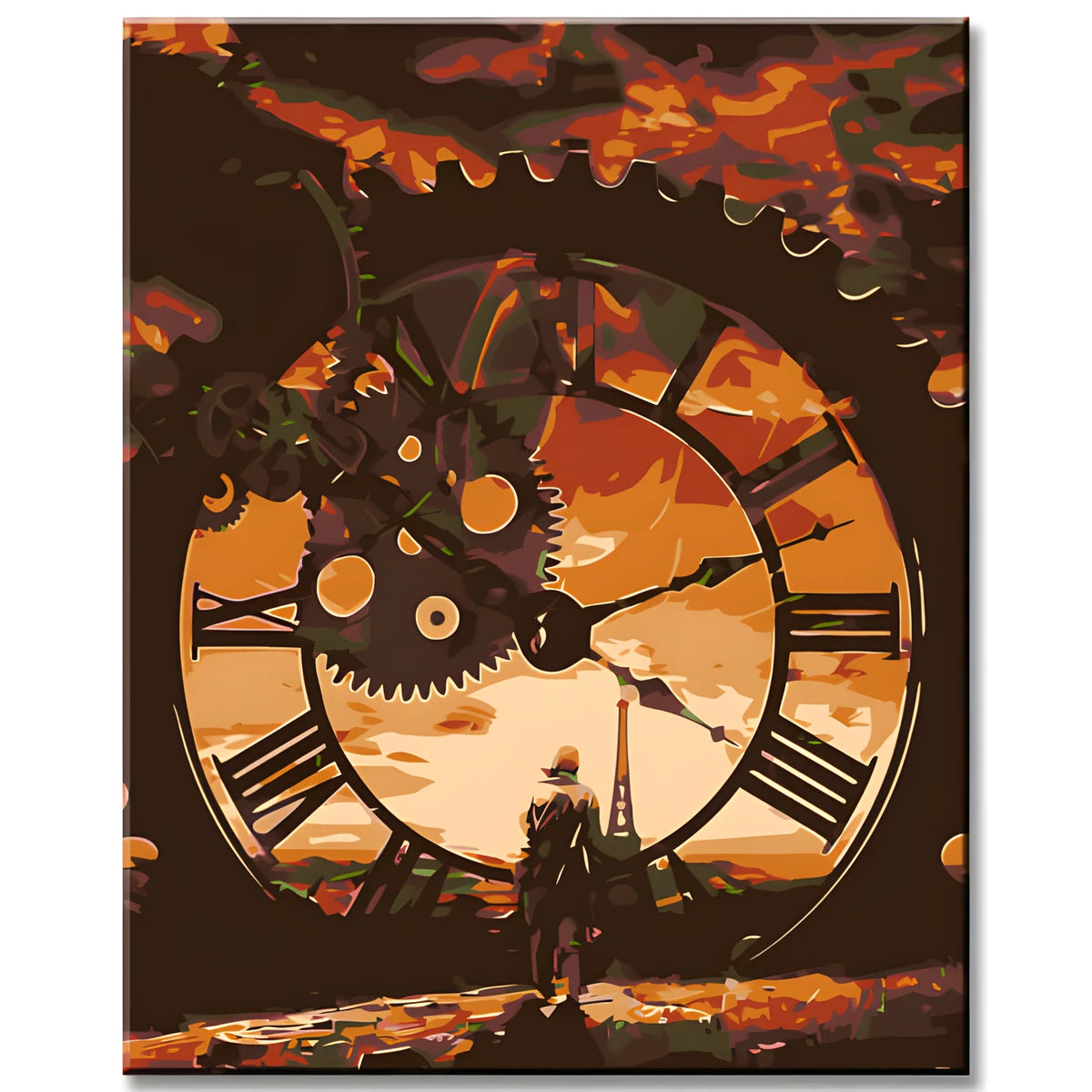Painting by Numbers Abstract Art Time II