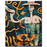 Paint by Numbers Modern Art - Man with Hat II