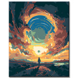 Painting by Numbers Abstract Art Path To Eternity