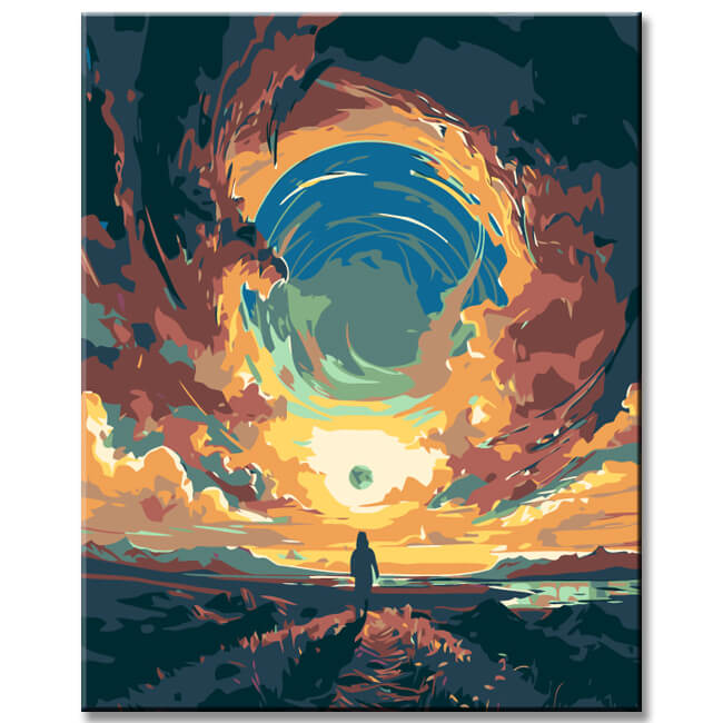 Painting by Numbers Abstract Art Path to Eternity