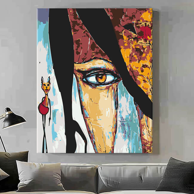 Painting by Numbers Out of Sight