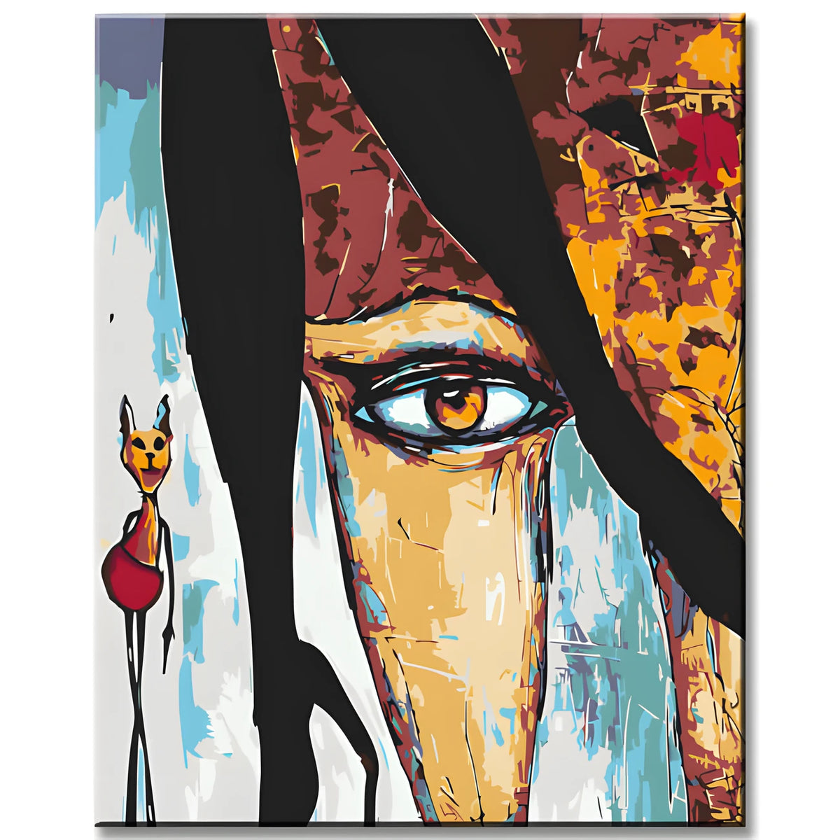 Painting by Numbers Out of Sight