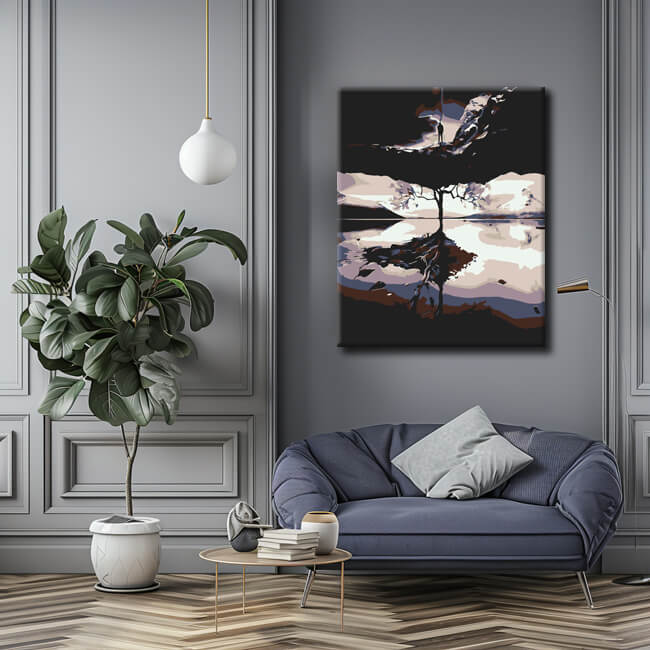 Painting by numbers tree of life