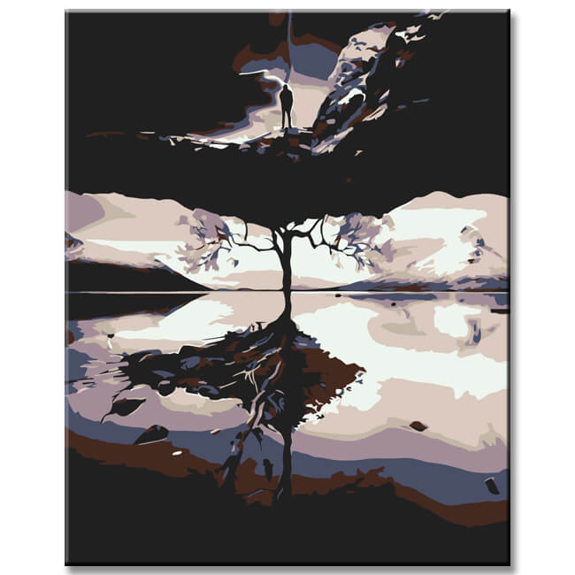 Painting by numbers tree of life