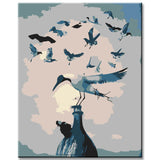 Painting by Numbers Abstract The Jump